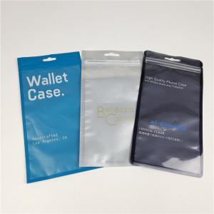 China High Quality Custom Private Logo Three Side Seal Bags Easy Tear Line Packaging Bag With Window on sale