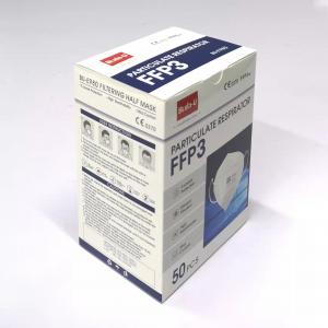  BU-E980 FFP3 Filtering Half Mask En 149 50pcs/Box 99% Min Filtration Efficiency Manufactures