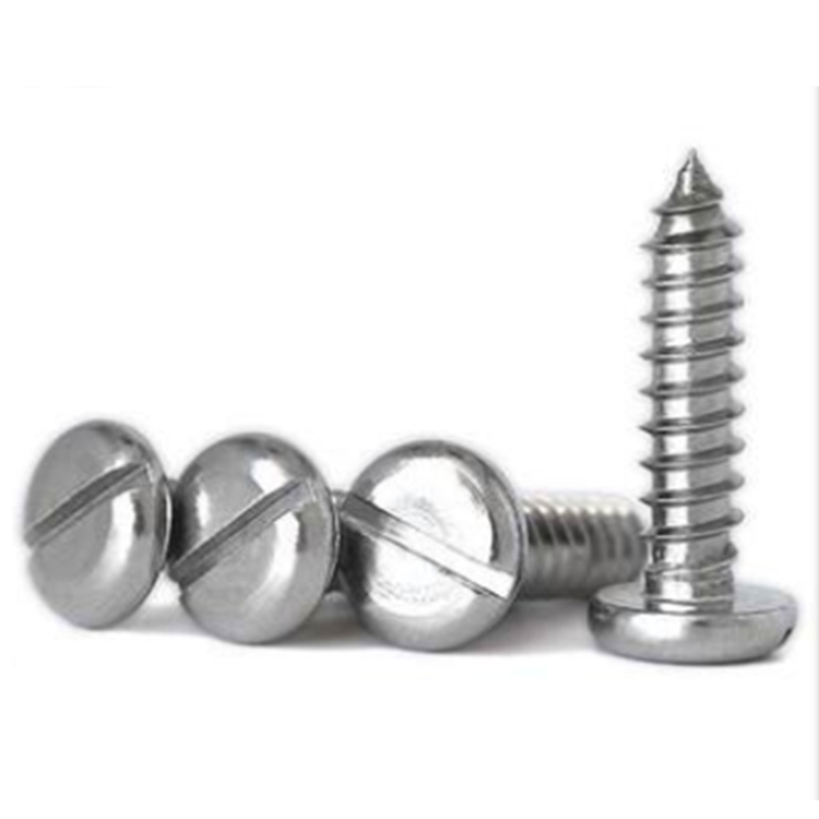 DIN7971 Metric Stainless Steel Slotted Pan Head Security Self Tapping Screw ST2.2-ST6.3