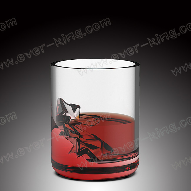 Smooth Round Whisky Glass Cup ISO Certificated