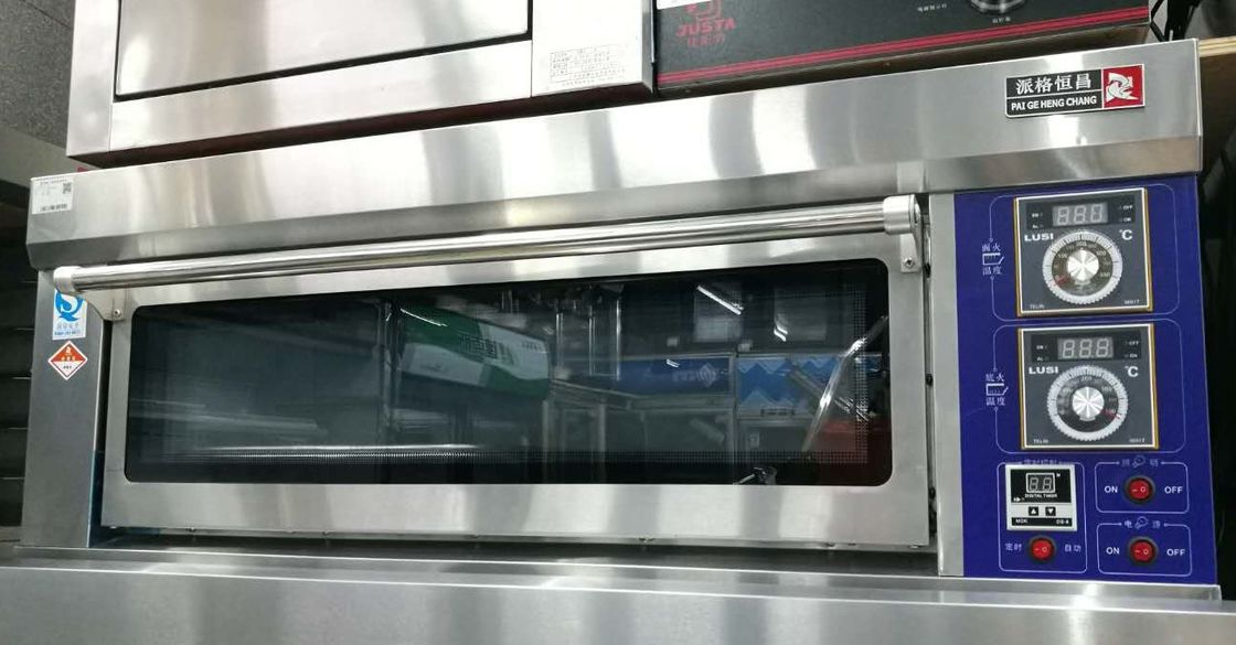Large Capacity Electric Deck Oven Comes With Stainless Steel Exterior Chamber
