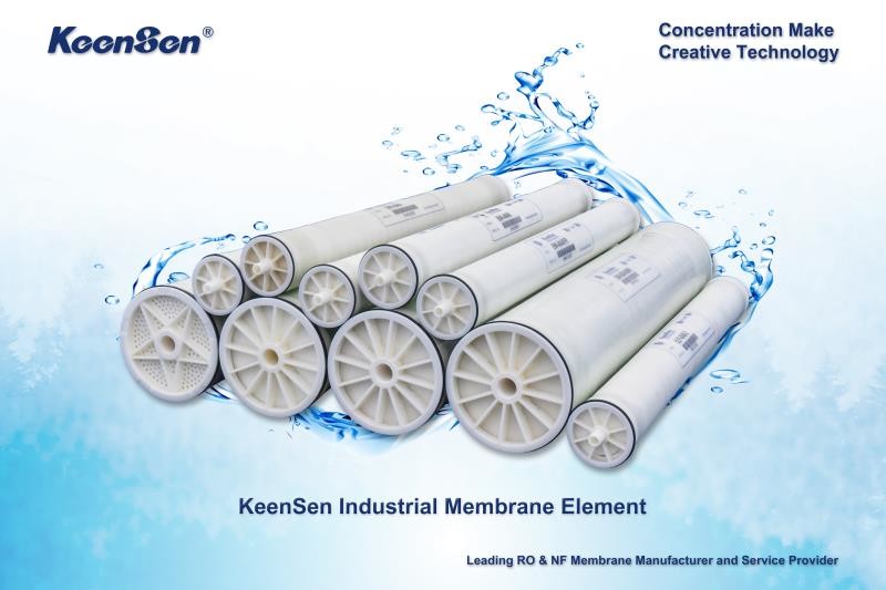 BW 8040 Brackish Water Reverse Osmosis Membrane High Rejection Spiral Wound Polyamide Membrane For Water Treatment