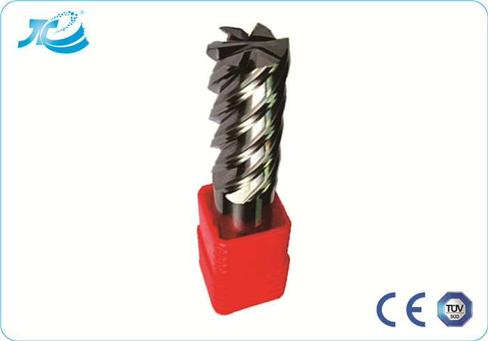 Diamond Coated End Mills , 6 Flute End Mill for Slotting / Milling