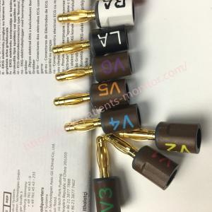 900178-001 CAM14 MAC5000 ECG Machine Parts Connector Banana Adapter 10 Set AHA