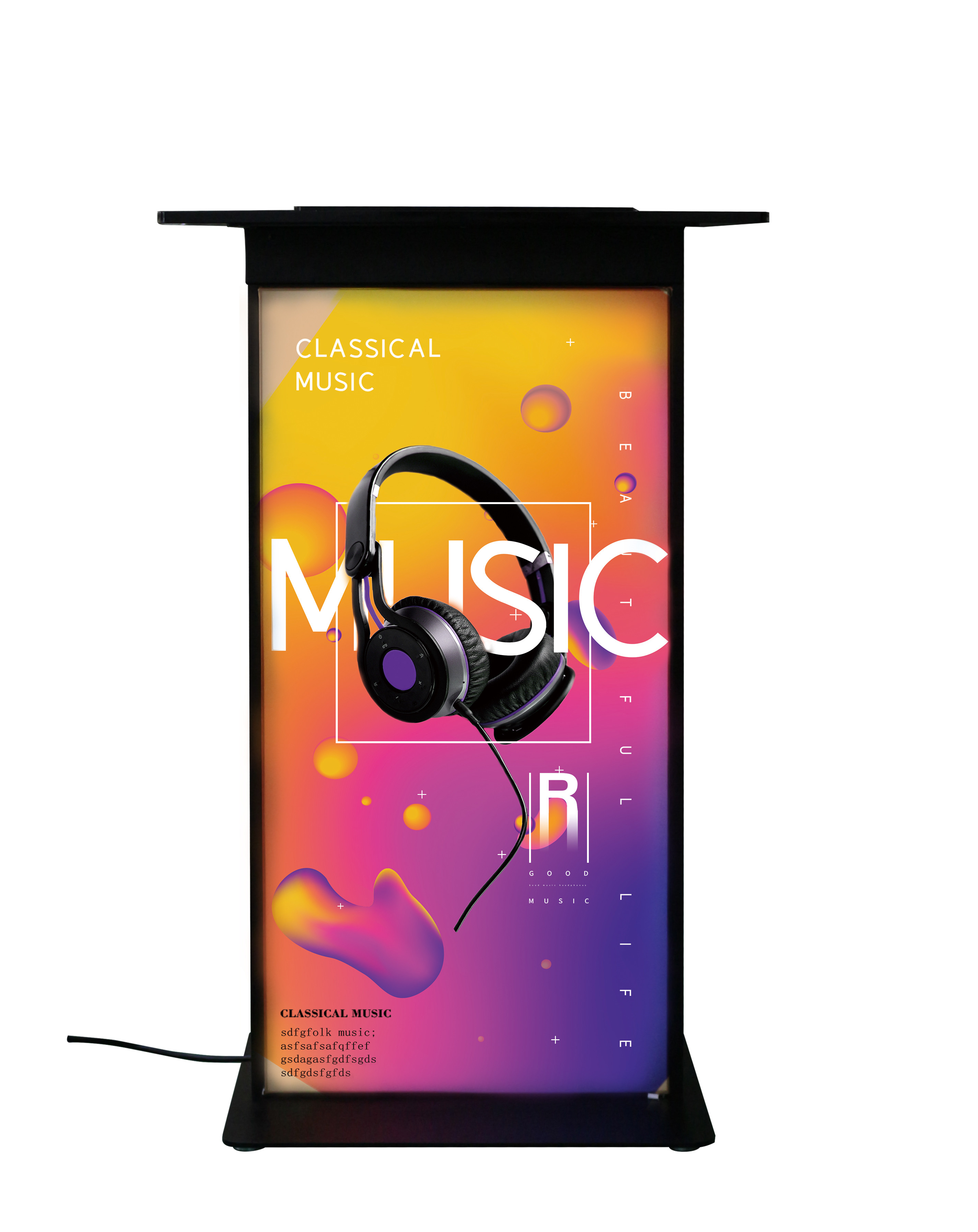 Aluminum Commercial Phone Charging Station With Advertising Displays / Public Cell Phone Charger