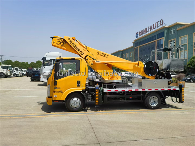 New Bucket Telescopic Skylift 18m 22m Price of Aerial Work Platform Truck