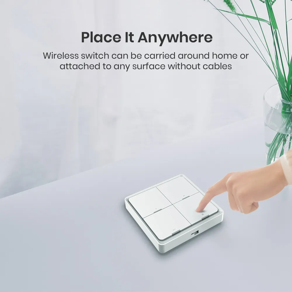 Bluetooth Smart 4 Gang Light Switch LED Light Spare Parts Touch Control