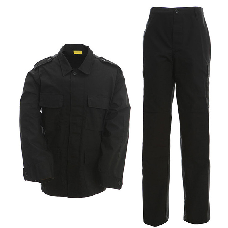 Woven Fabric Type Dark Blue Training Uniforms Clothes Suits for Customized Frog Uniforms