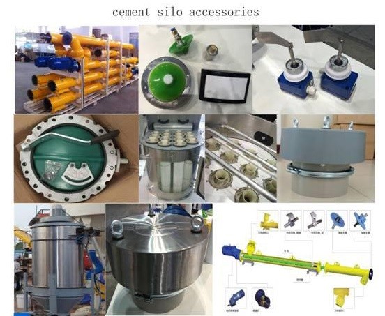 Industrial Batching Plant Cement Silo 150 Ton Fly Ash Storage Silo CE Approved