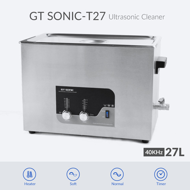 27L Benchtop Ultrasonic Cleaner Dual Power Knob Operation For Filter Nozzle Cleaning