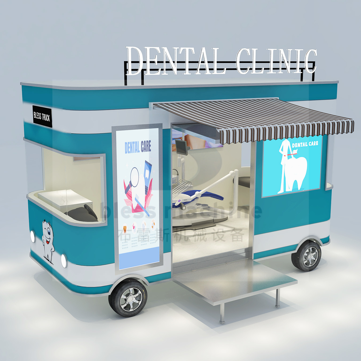 Outlet Electric Mobile T-show Clothing Shoes Bag Shawl Make Up Modelling Van Truck Trailer
