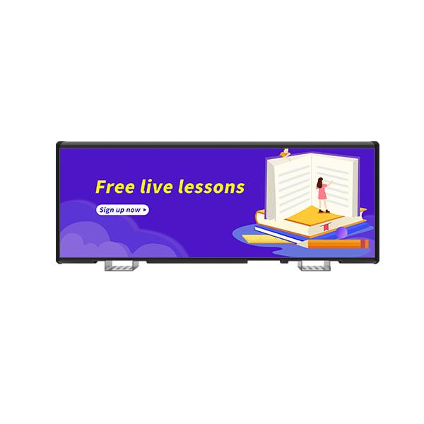 Transparent PC Cover SMD1921 Taxi Top LED Display Intelligent Taxi Screen