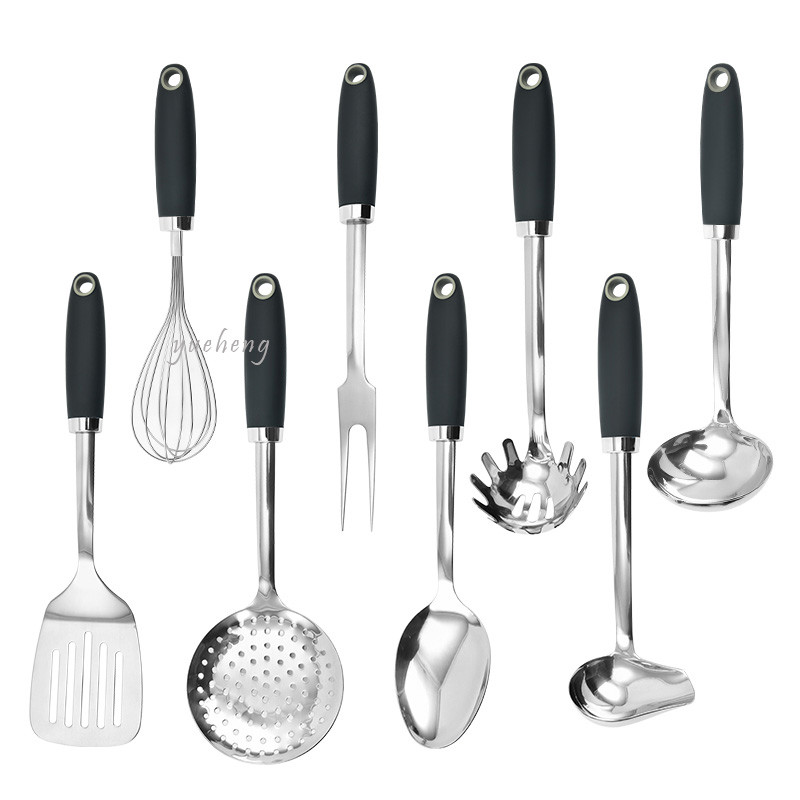 8Piece Heat-Resistant Kitchen Utensils set Kitchen Spatula Set Complete Cooking Tool set