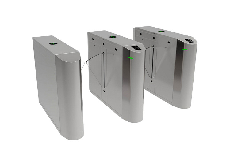 600mm Width 100W Acrylic Wing Flap Barrier Turnstile