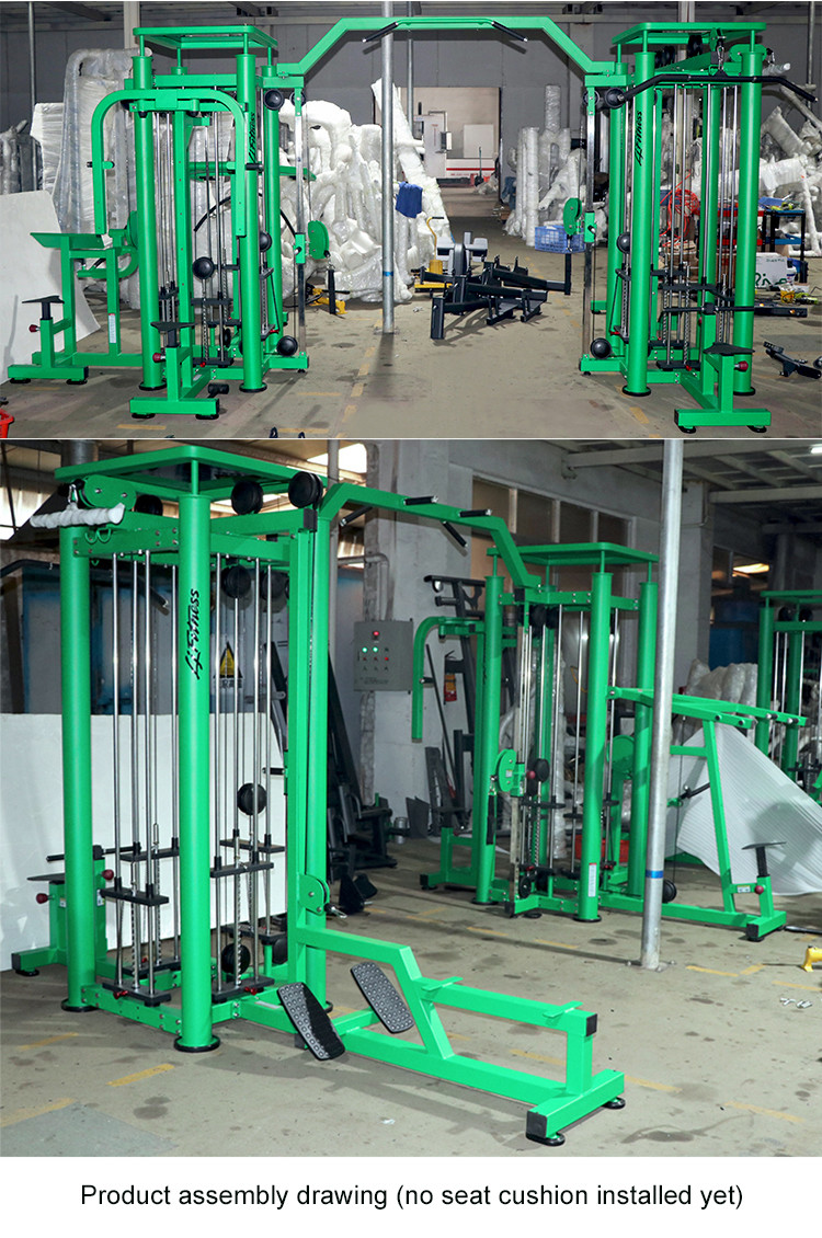 Commercial Multi Station Workout Machine Comfortable Back Pad OEM Service