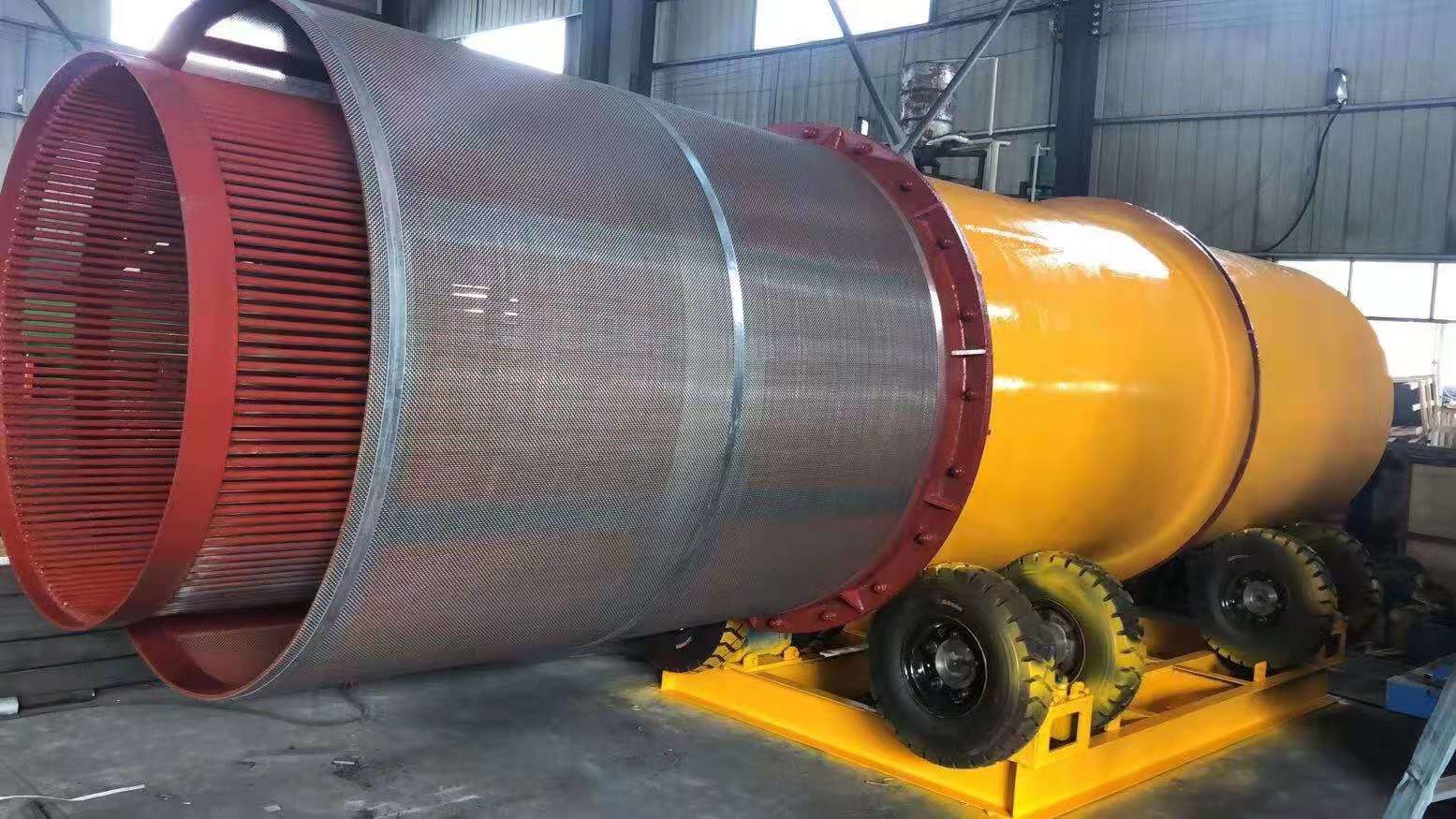 Mobile Rotary Drum Mineral Ore Washing Machine Stone Trommel