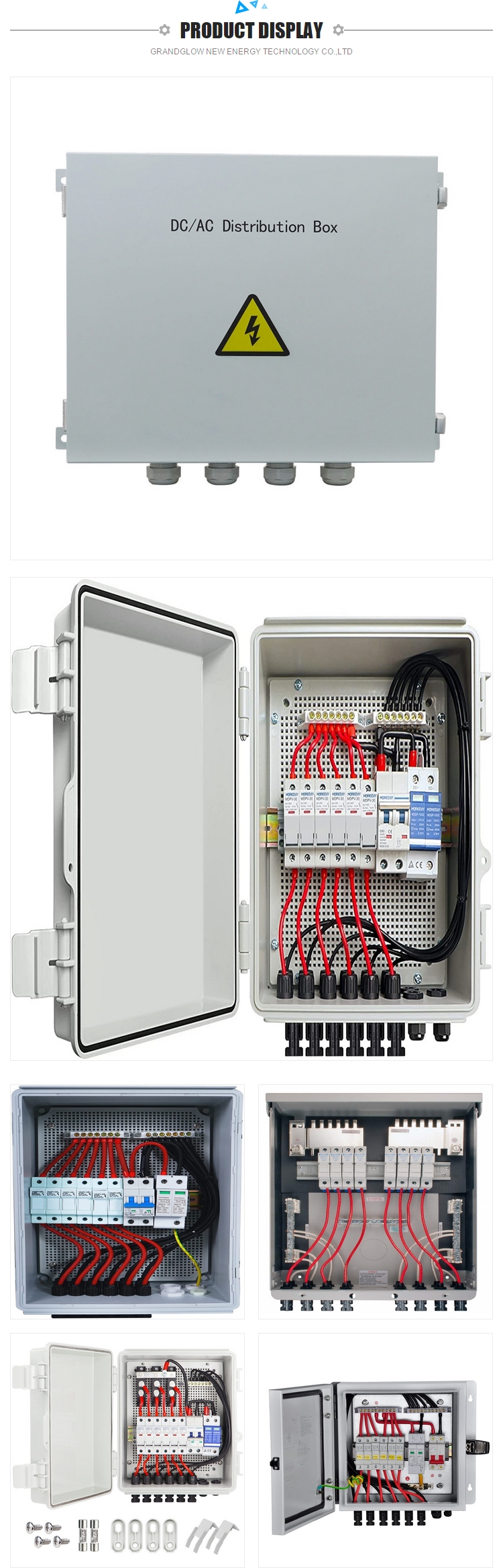 18 1out 500vdc Electrical Boxes Pv Combiner Box With 4 In And 1 Out avoid damage to over voltage