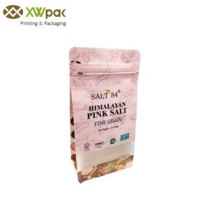 5mm Side Sealing Custom Printed Coffee Bags Flat Bottom Air Proof With Zipper