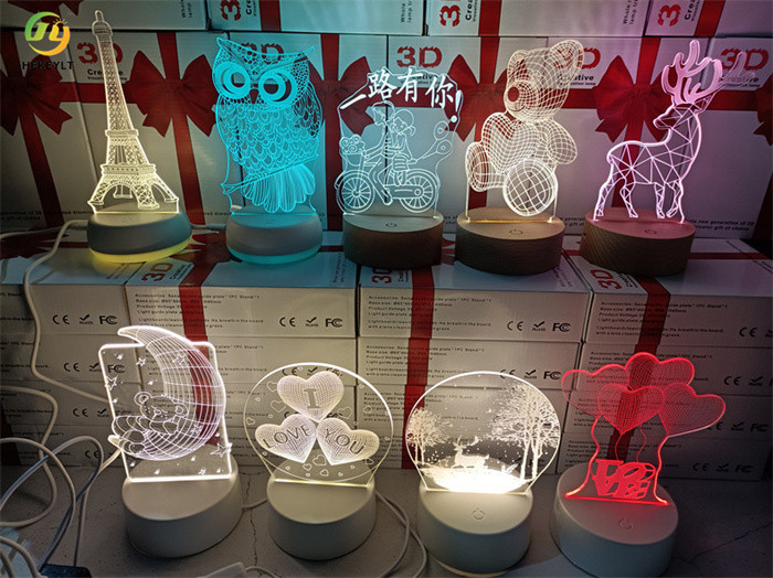 New Item Moon 3D Led Night Light for Kids Home Decoration in Malaysia