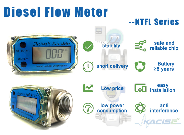 Intelligent Mini Micro Turbine Fuel Oil Diesel Flow Meter