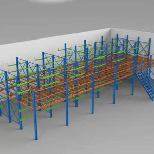 Double - Sided Selective Adjustable Cantilever Racking System Strong Load