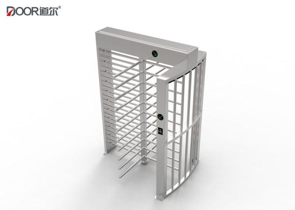 Security Entrance Full Height Turnstile Gates , Stainless Steel Turnstiles Ip65