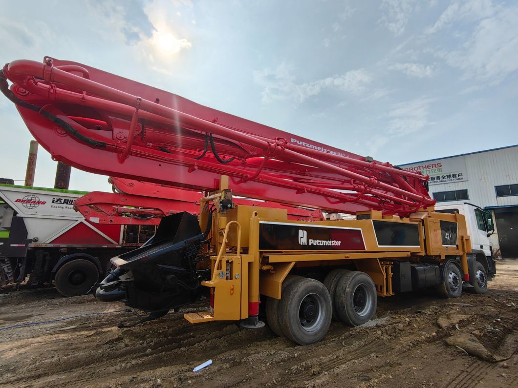 Stock 2011 Putzmeister 42m Truck Pump Concrete Pump on Mercedes-Benz Truck