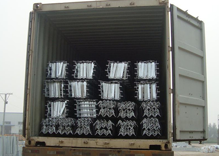 4 Legged Galvanized Steel Tower , ASTM A123 Telecom Lattice Cell Tower