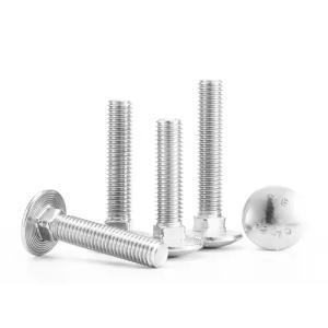 China Mass Customization Stainless Steel Bolt And Nut Din603 M6 M8 M10 M12 Carriage Bolt Screw Fasteners on sale
