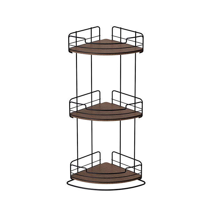 Multi-function Standing Type Iron Wire Bathroom Organizer Stainless Steel Shower Rack