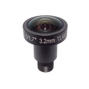 1/1.7" 3.2mm 12Megapixel CS mount 160degree wide angle lens, 4K lens for