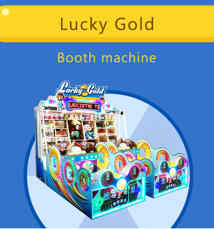 Lucky Gold Commercial Booth Game In Redemption Equipment