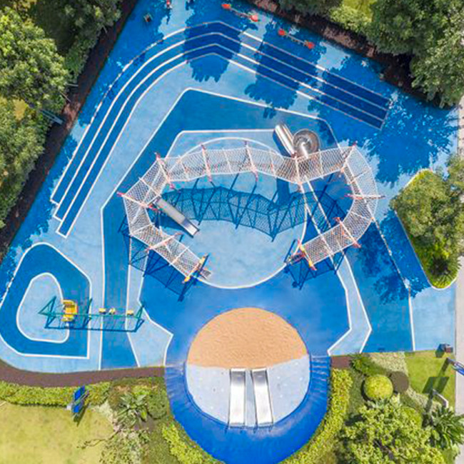 High Elasticity Anti - Slip EPDM Rubber Safety Tiles Wear Resistant