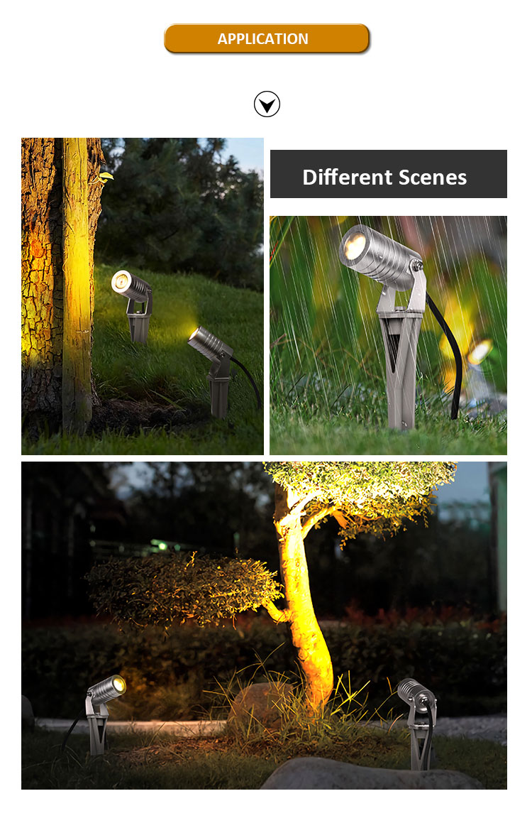 Modern LED Garden Spot Light Aluminum Waterproof Ip65 LED Spike Light