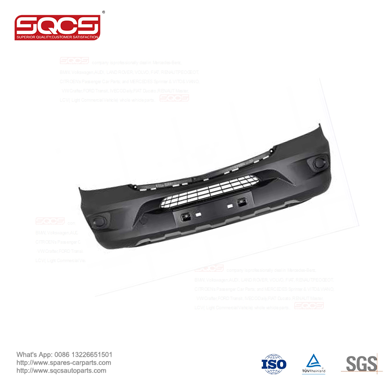 Mercedes Sprinter W906 Oe9068801570 Rear Front Bumper With Bumper Cut-Outs Tow Hook 100% Tested