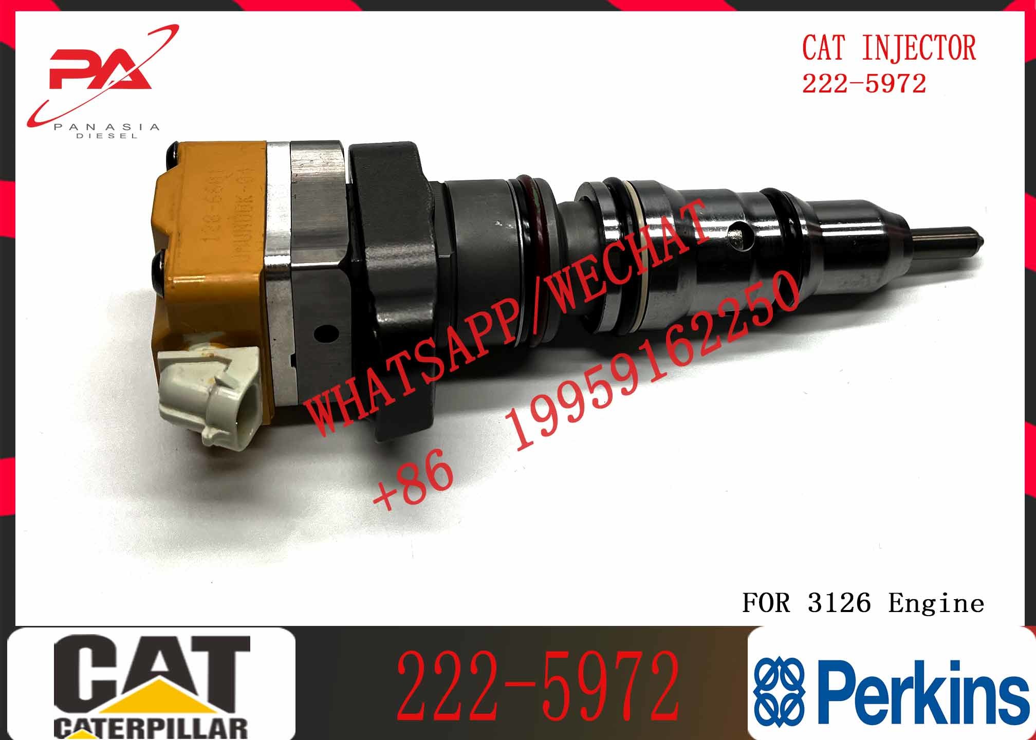 Diesel Injector 222-5972 169-7410 178-6342 135-5459 198-6605 218-4109 for Caterpillar 3126