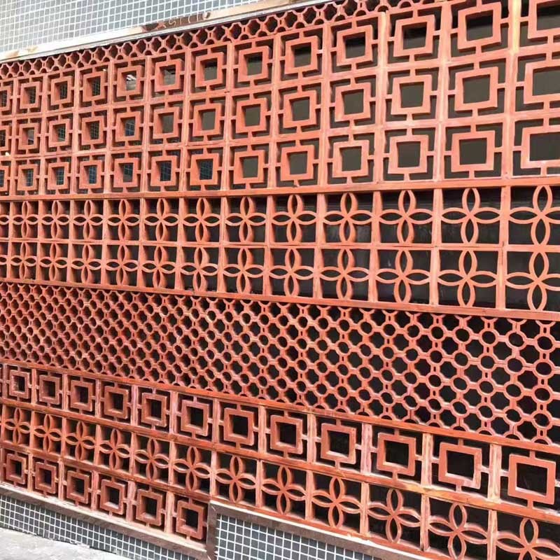 Courtyard Jali Hollow Decorative Terracotta Bricks Window Perforated Wall Tiles