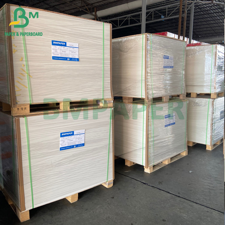 50gsm Bleached Kraft Paper Machine Glazed ( MG ) OBA Free paper