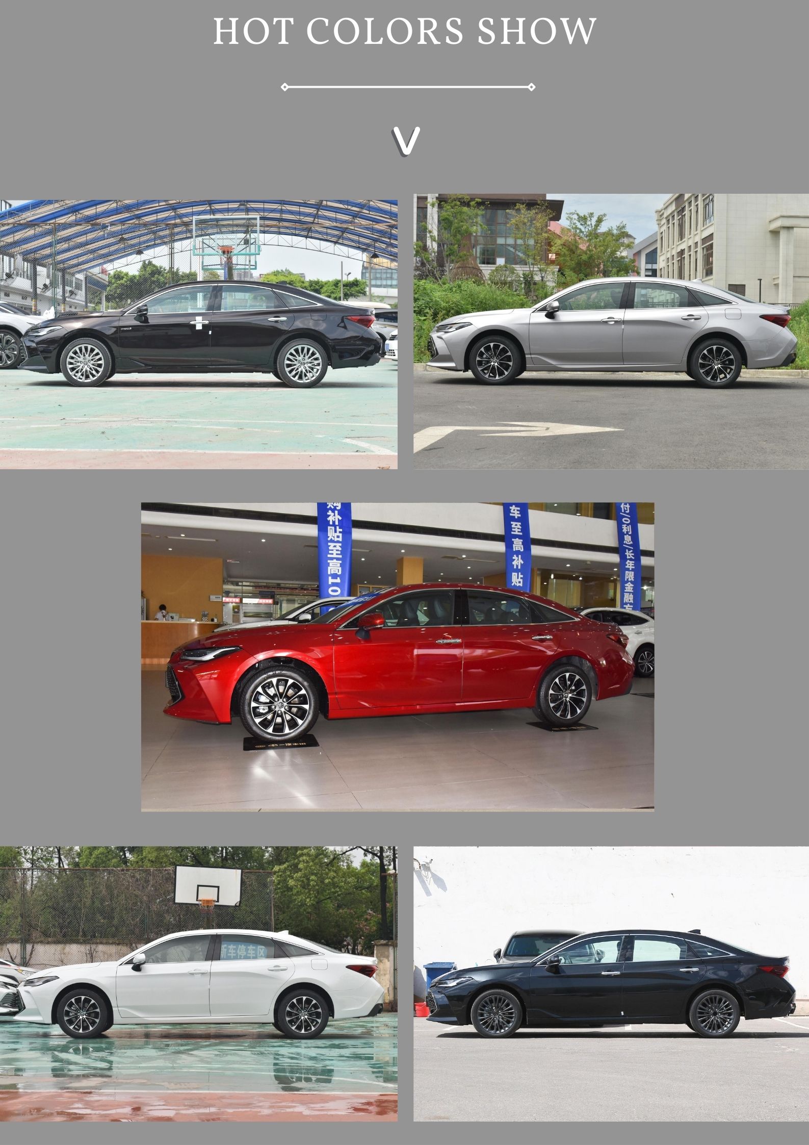 Electric Rear Window 2023 Limited Flagship Style 2.5L 178PS L4 Toyota Avalon Hybrid Car E-CVT Deposit
