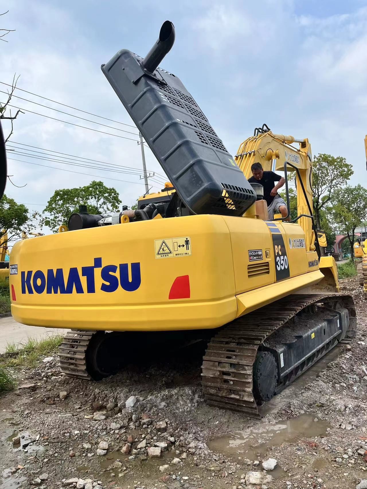 Used Komatsu Digger PC350-7 Used 35ton Big Type Crawler Excavator Large-Scale