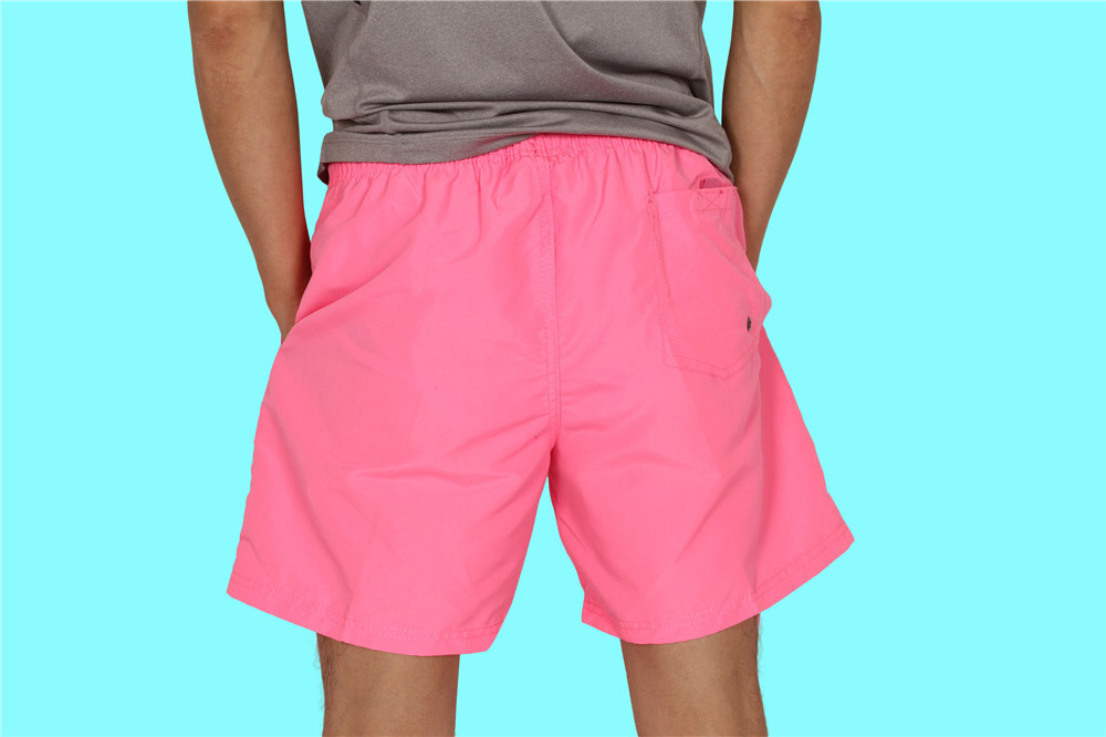 Stockpapa Solid Color Mens Quick Dry Swim Shorts