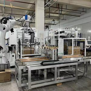Poly Bag Inserter Robot Bag Case Packer Line Machine Automatic