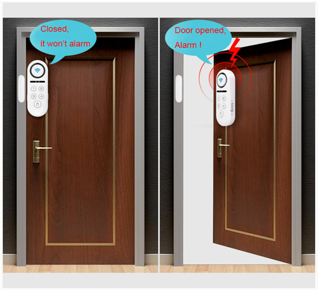 Smart Wi-Fi Door Contact Magnetic Sensor Alarm Set Password(WD31)