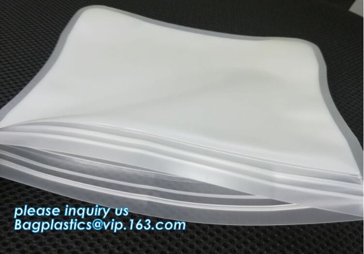 Resealable three -side sealed Aluminum Foil Zip Lock Bag/Food Moisture-proof k Pouch with Custom Logo, bagease