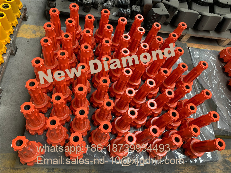 Wear Resistant DTH Hammer Bits Stable Drilling Speed For Quarrying