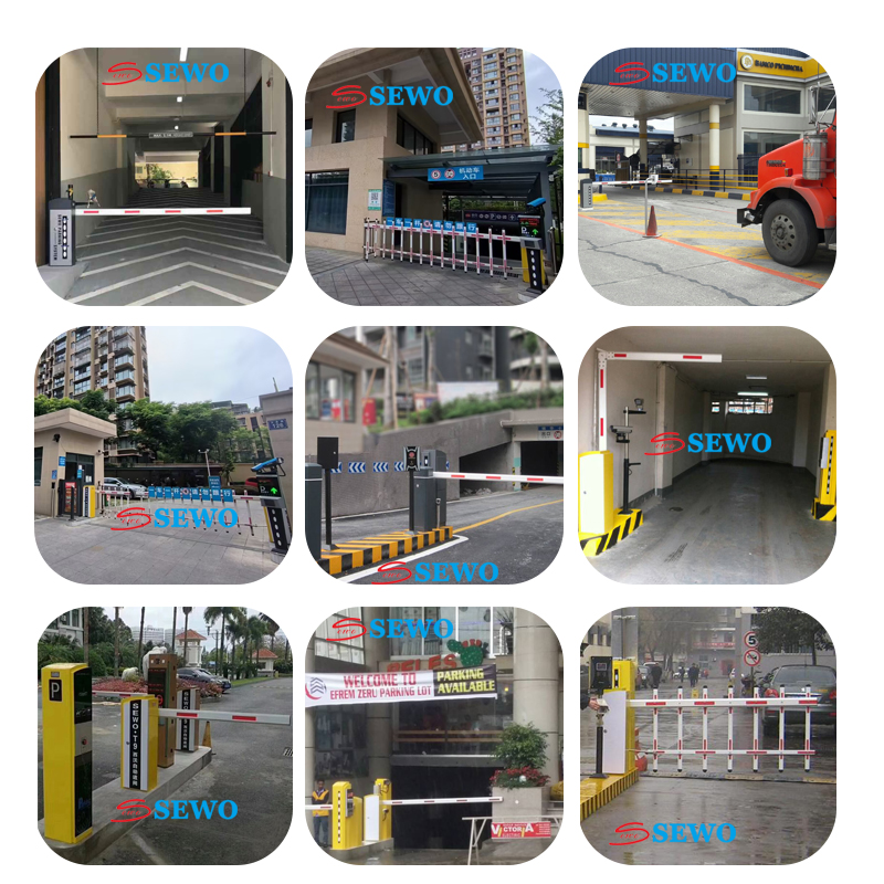 Automatic Barrier Gate System , Brushless Parking Boom Barrier