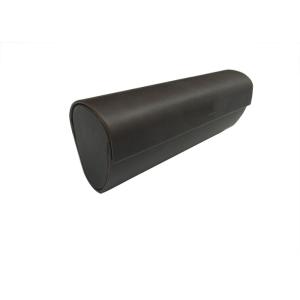 China Custom leather handmad Brown Eye Glasses Case with Optical frames on sale