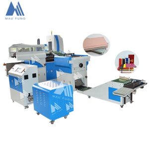  Automatic Notebook Binding Machine with 600pcs/hour Speed 380V 9KW Auto Hard Cover Book Casing Machine Manufactures
