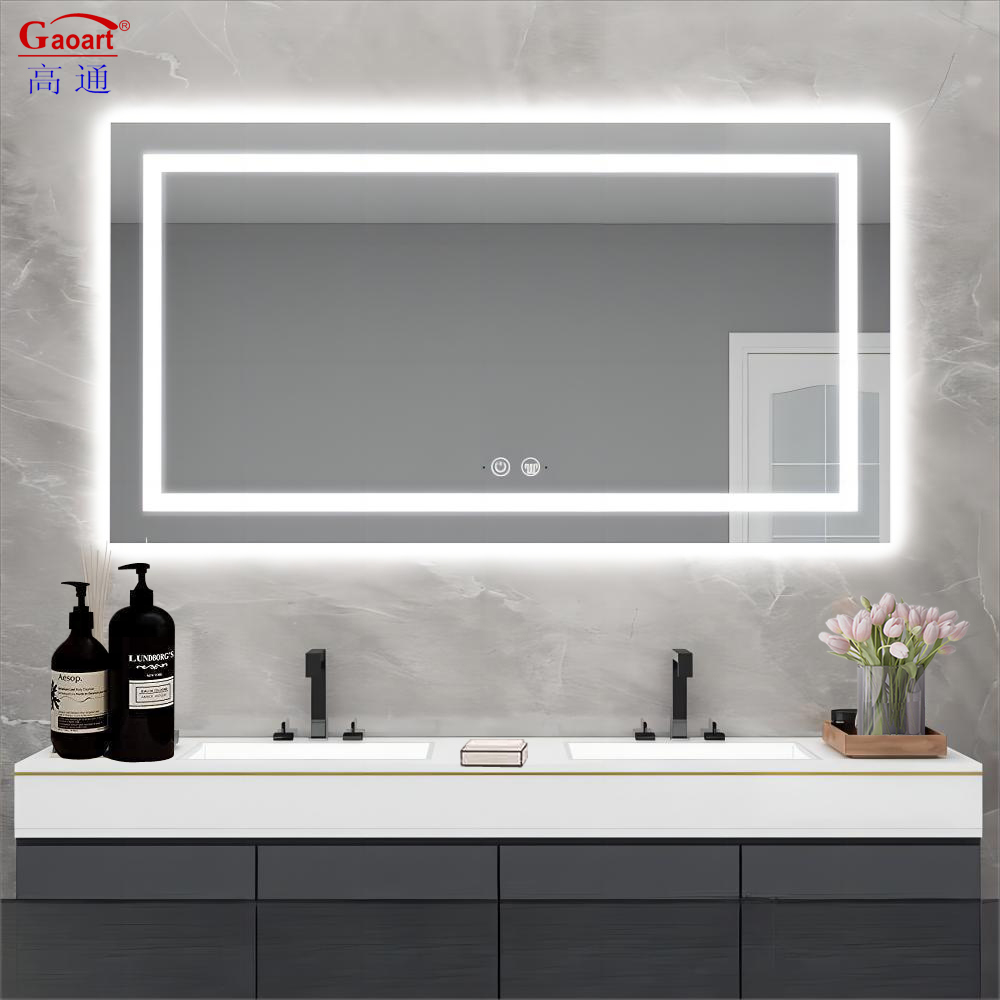 Shower Smart Glass Wall Full Light Up Decor Portable Decorative For Bathroom Mirror