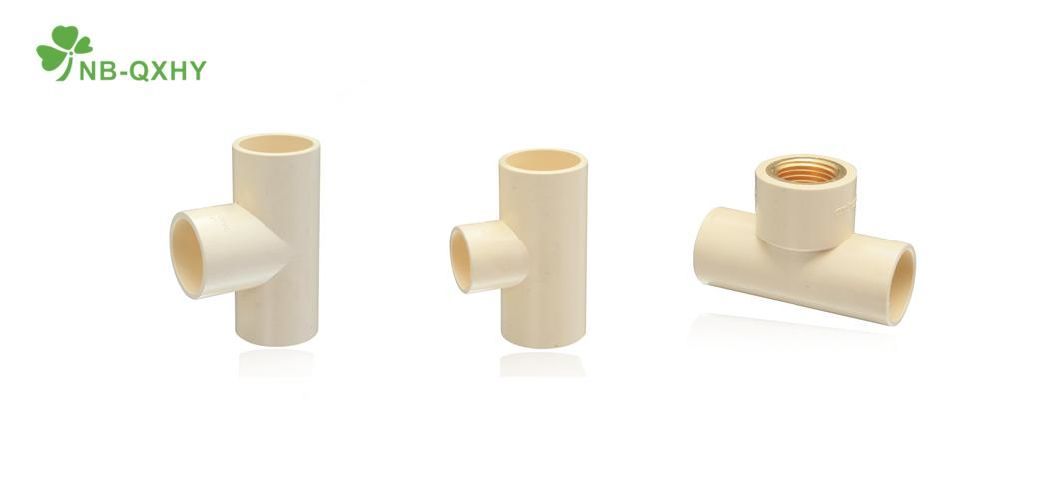 Nb-Qxhy ASTM 2846 CPVC Fittings Male Tee with Brass Thread